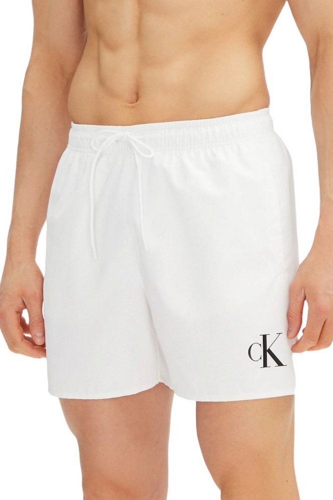 CALVIN KLEIN JEANS MEDIUM DRAWSTRING ΜΑΓΙΟ ΑΝΔΡΙΚΟ WHITE