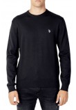 U.S POLO ASSN. ΜΠΛΟΥΖΑ ΑΝΔΡΙΚΗ BLACK