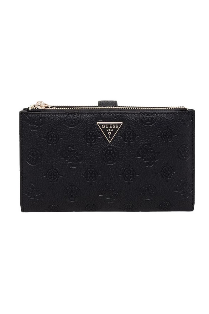 GUESS BLAKE SLG DOUBLE ZIP ORGANIZER ΠΟΡΤΟΦΟΛΙ ΓΥΝΑΙΚΕΙΟ BLACK
