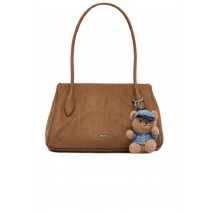 DKNY AMELIE SATCHELS HANDBAG R62DMQ89 ΤΣΑΝΤΑ ΓΥΝΑΙΚΕΙΑ ALMOND