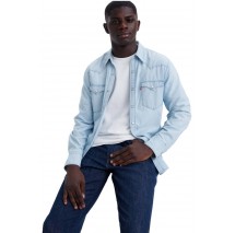 LEVIS BARSTOW WESTERN STANDARD 857440066 ΠΟΥΚΑΜΙΣΟ ΑΝΔΡΙΚΟ BLUE