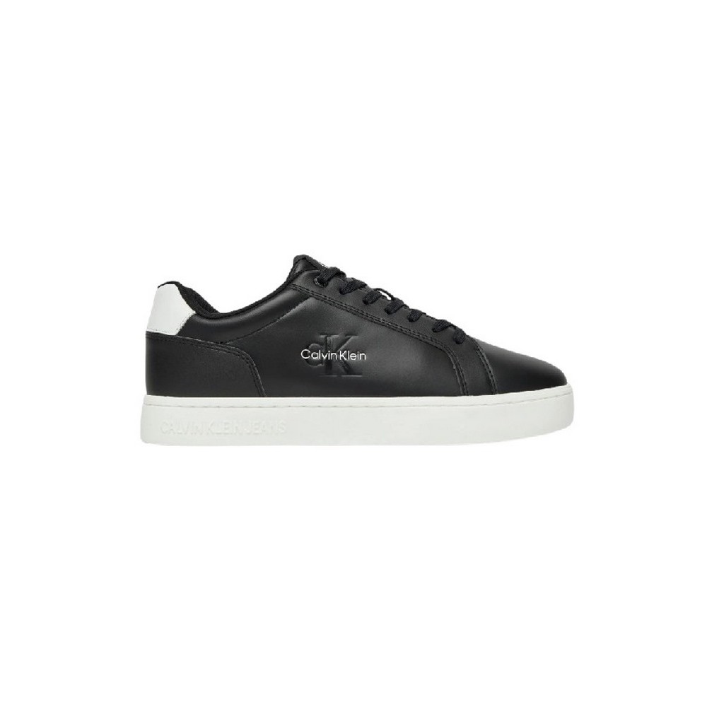 CALVIN KLEIN JEANS CLASSIC CUPSOLE MONO LTH  ΠΑΠΟΥΤΣΙ ΑΝΔΡΙΚΟ WHITE/BLACK