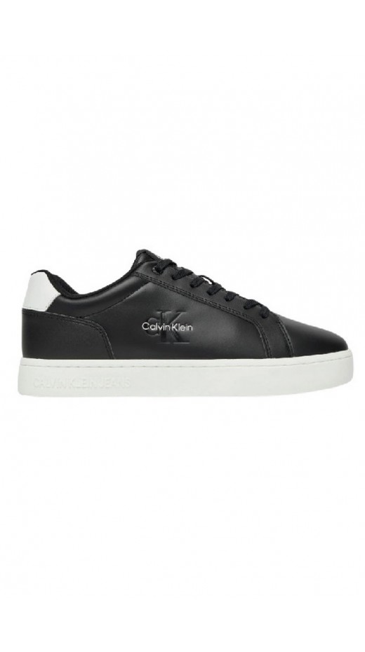 CALVIN KLEIN JEANS CLASSIC CUPSOLE MONO LTH  ΠΑΠΟΥΤΣΙ ΑΝΔΡΙΚΟ WHITE/BLACK