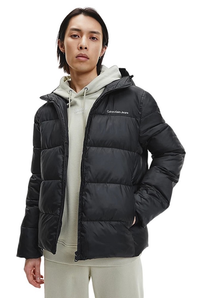calvin klein monogram tape lw puffer