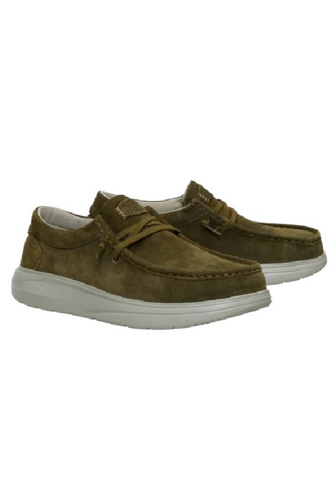 HEY DUDE WALLY COMF SUEDE ΠΑΠΟΥΤΣΙ ΑΝΔΡΙΚΟ OLIVE