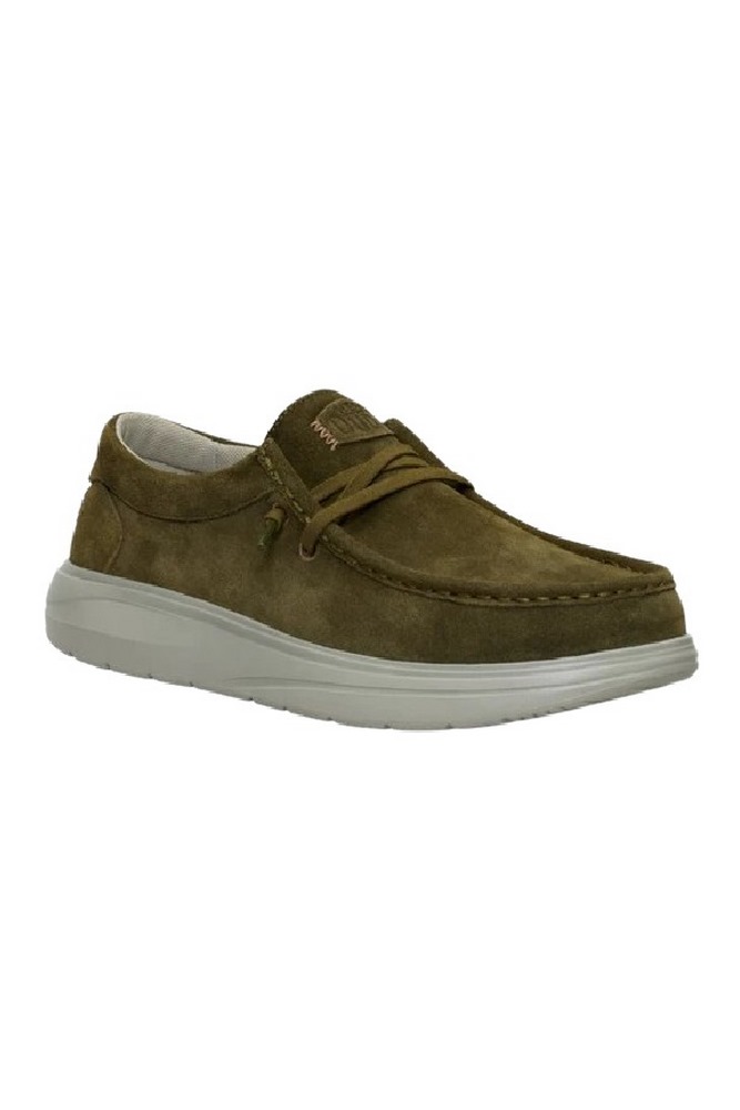 HEY DUDE WALLY COMF SUEDE ΠΑΠΟΥΤΣΙ ΑΝΔΡΙΚΟ OLIVE