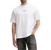 CALVIN KLEIN JEANS RLXD FIT GRAPHIC TEE T-SHIRT ΜΠΛΟΥΖΑ ΑΝΔΡΙΚΗ BRIGHT WHITE