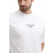 CALVIN KLEIN JEANS RLXD FIT GRAPHIC TEE T-SHIRT ΜΠΛΟΥΖΑ ΑΝΔΡΙΚΗ BRIGHT WHITE