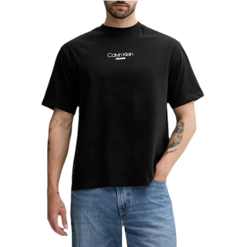 CALVIN KLEIN JEANS RLXD FIT GRAPHIC TEE T-SHIRT ΜΠΛΟΥΖΑ ΑΝΔΡΙΚΗ BLACK