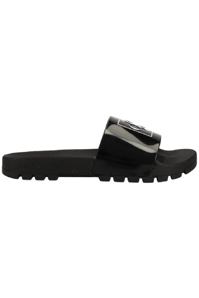 CALVIN KLEIN JEANS TRUCK SLIDE MONOGRAM RUBBER W ΠΑΝΤΟΦΛΑ ΓΥΝΑΙΚΕΙΑ BLACK