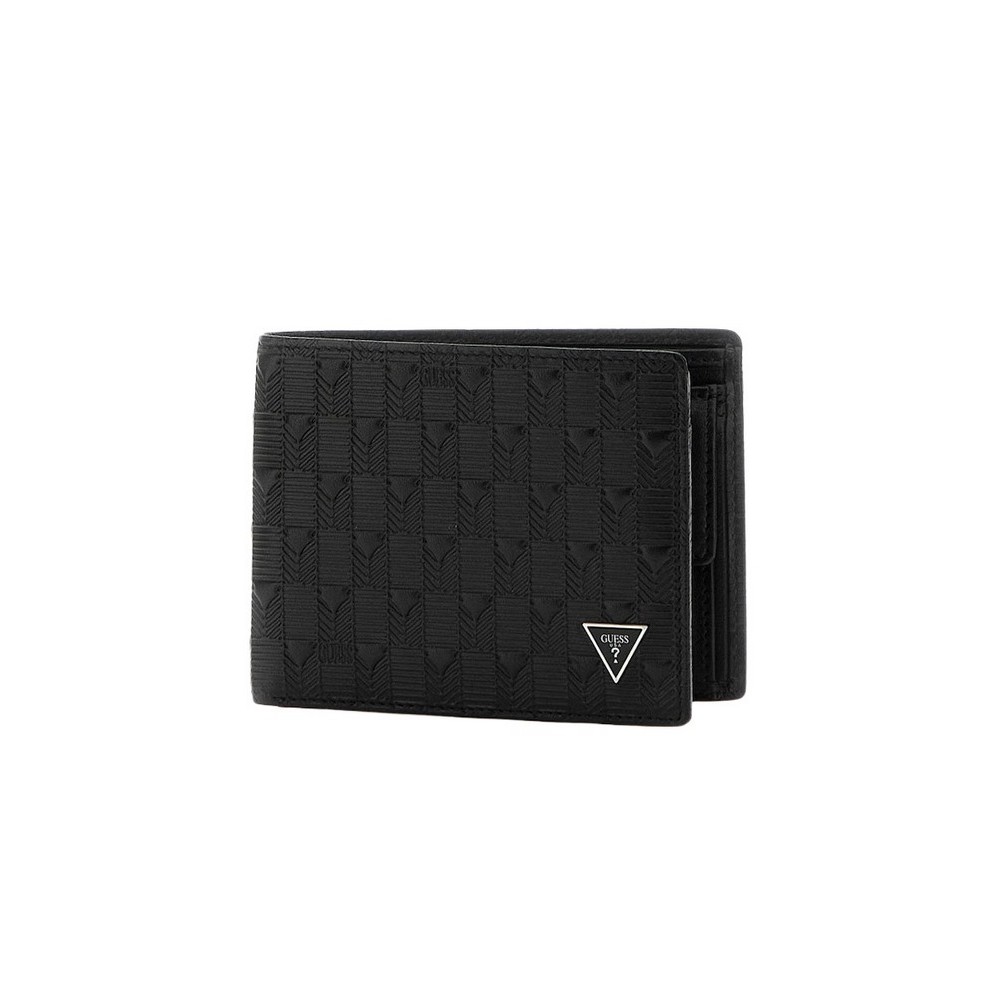 GUESS MADRID BILLFOLD W COIN POCKET ΠΟΡΤΟΦΟΛΙ ΑΝΔΡΙΚΟ BLACK