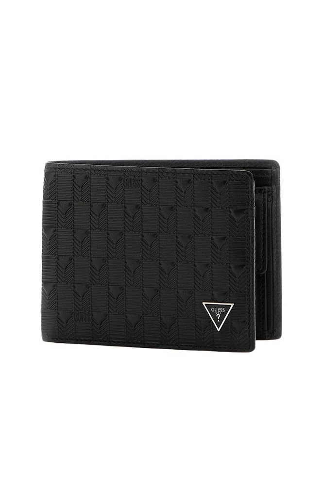 GUESS MADRID BILLFOLD W COIN POCKET ΠΟΡΤΟΦΟΛΙ ΑΝΔΡΙΚΟ BLACK