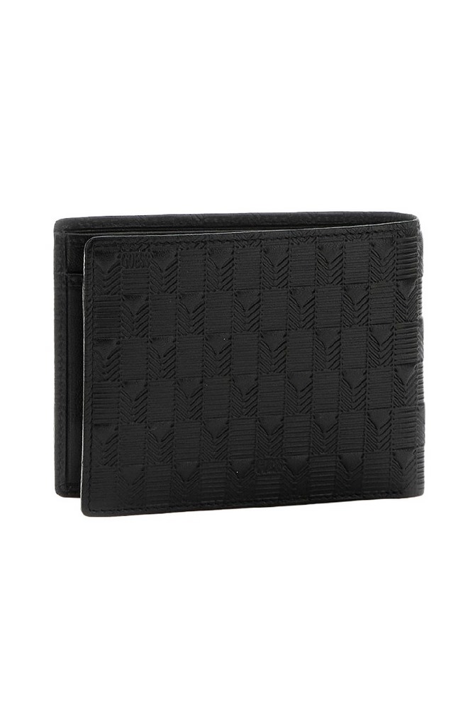 GUESS MADRID BILLFOLD W COIN POCKET ΠΟΡΤΟΦΟΛΙ ΑΝΔΡΙΚΟ BLACK