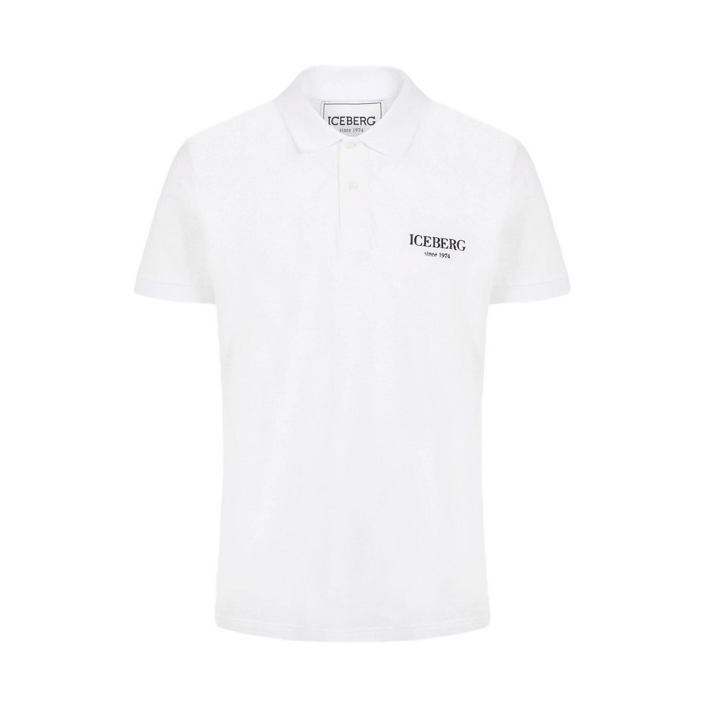 ICEBERG T-SHIRT ΜΠΛΟΥΖΑ POLO ΑΝΔΡΙΚΗ WHITE