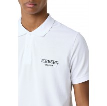 ICEBERG T-SHIRT ΜΠΛΟΥΖΑ POLO ΑΝΔΡΙΚΗ WHITE