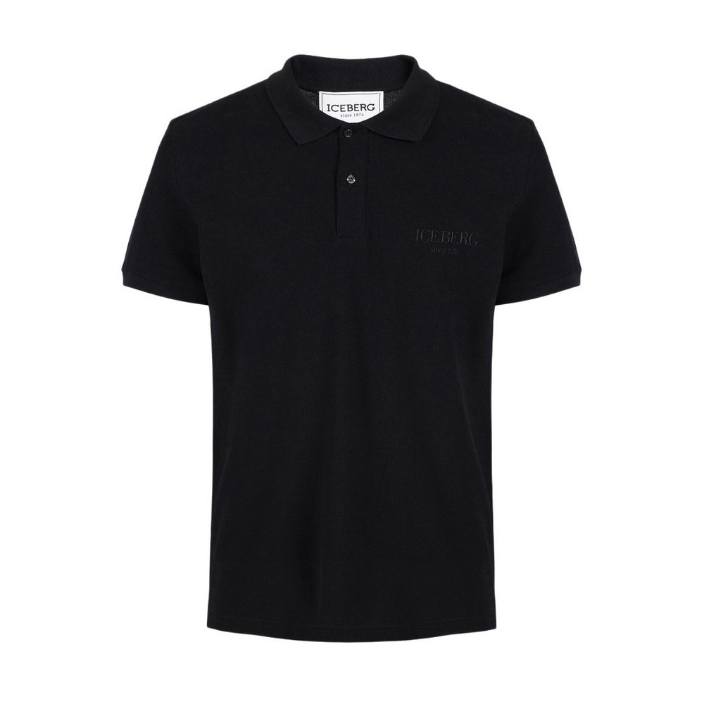 ICEBERG T-SHIRT ΜΠΛΟΥΖΑ POLO ΑΝΔΡΙΚΗ BLACK