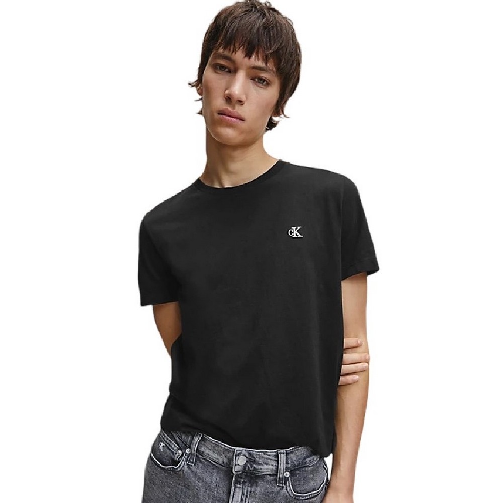 CALVIN KLEIN JEANS CK ESSENTIAL SLIM TEE T-SHIRT ΑΝΔΡΙΚΟ BLACK