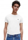 CALVIN KLEIN JEANS CK ESSENTIAL SLIM TEE T-SHIRT ΑΝΔΡΙΚΟ WHITE