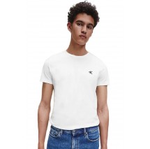 CALVIN KLEIN JEANS CK ESSENTIAL SLIM TEE T-SHIRT ΑΝΔΡΙΚΟ WHITE