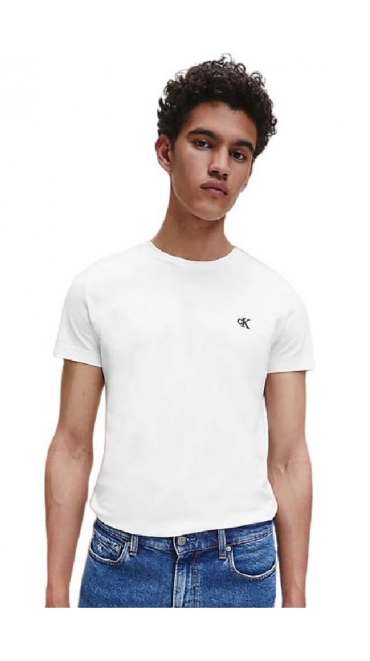 CALVIN KLEIN JEANS CK ESSENTIAL SLIM TEE T-SHIRT ΑΝΔΡΙΚΟ WHITE