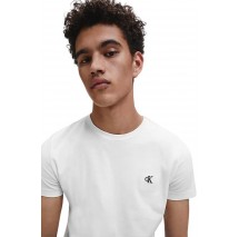 CALVIN KLEIN JEANS CK ESSENTIAL SLIM TEE T-SHIRT ΑΝΔΡΙΚΟ WHITE