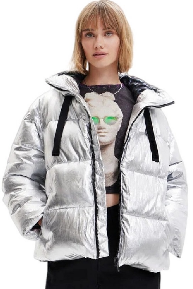 ΜΠΟΥΦΑΝ PADDED_JIMAN ΓΥΝΑΙΚΕΙΟ DESIGUAL SILVER