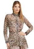 GUESSLS CLOULS SHIRT ΠΟΥΚΑΜΙΣΟ ΓΥΝΑΙΚΕΙΟ LEOPARD PRINT