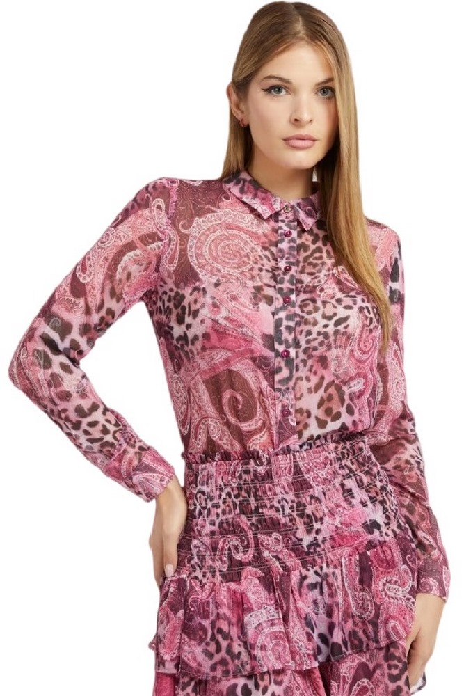 GUESSLS CLOULS SHIRT ΠΟΥΚΑΜΙΣΟ ΓΥΝΑΙΚΕΙΟ FOYXIA