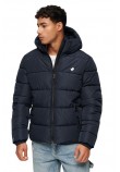 SUPERDRY HOODED SPORTS JACKET ΜΠΟΥΦΑΝ ΑΝΔΡΙΚΟ DEEP NAVY