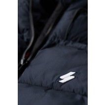 SUPERDRY HOODED SPORTS JACKET ΜΠΟΥΦΑΝ ΑΝΔΡΙΚΟ DEEP NAVY