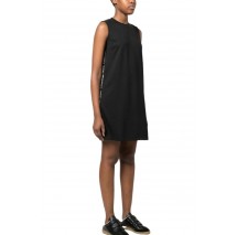 CALVIN KLEIN JEANS LOGO TAPE LOOSE MILANO DRESS ΦΟΡΕΜΑ ΓΥΝΑΙΚΕΙΟ BLACK