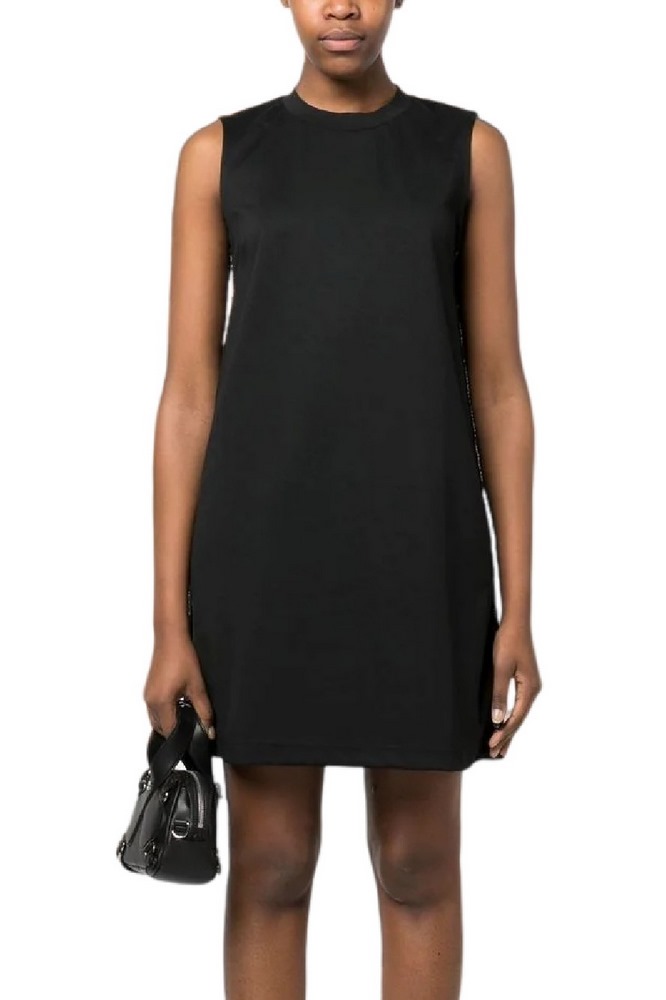 CALVIN KLEIN JEANS LOGO TAPE LOOSE MILANO DRESS ΦΟΡΕΜΑ ΓΥΝΑΙΚΕΙΟ BLACK