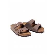 BIRKENSTOCK SYNTHETICS ARIZONA NARROW CORE ESSENTIAL ΠΑΝΤΟΦΛΑ ΓΥΝΑΙΚΕΙΑ BROWN
