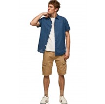 PEPE JEANS PARKER SHORT ΠΟΥΚΑΜΙΣΟ ΑΝΔΡΙΚΟ BLUE