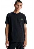 CALVIN KLEIN JEANS LOGO TAPE TEE T-SHIRT ΑΝΔΡΙΚΟ BLACK