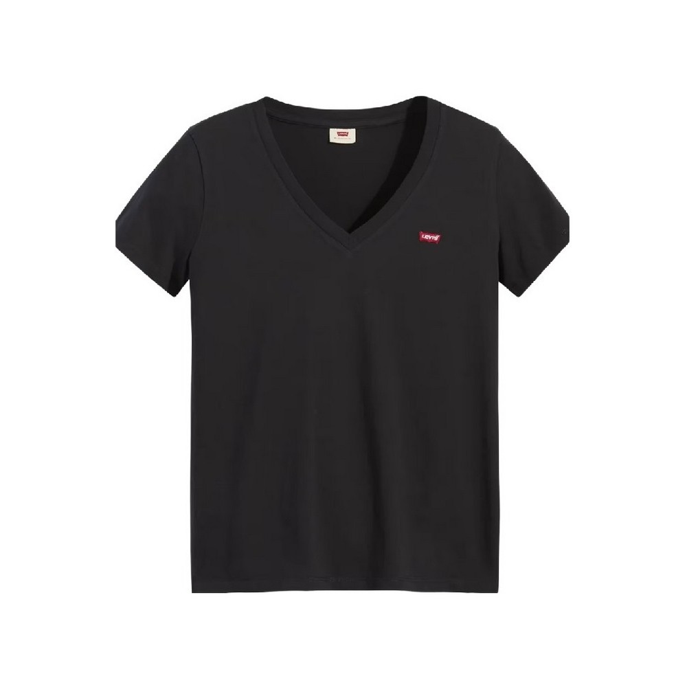 LEVIS PERFECT VNECK 853410003 T-SHIRT ΜΠΛΟΥΖΑ ΓΥΝΑΙΚΕΙΑ BLACK