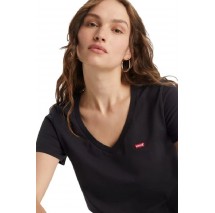 LEVIS PERFECT VNECK 853410003 T-SHIRT ΜΠΛΟΥΖΑ ΓΥΝΑΙΚΕΙΑ BLACK