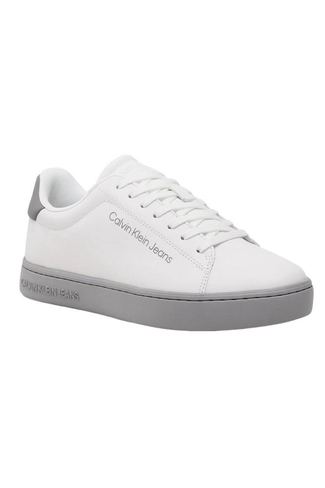 CALVIN KLEIN JEANS CLASSIC CUPSOLE LACEUP LTH ΠΑΠΟΥΤΣΙ ΑΝΔΡΙΚΟ WHITE