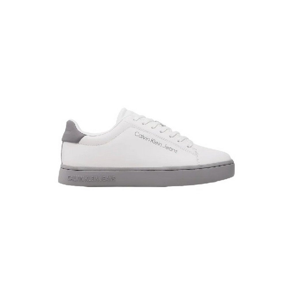 CALVIN KLEIN JEANS CLASSIC CUPSOLE LACEUP LTH ΠΑΠΟΥΤΣΙ ΑΝΔΡΙΚΟ WHITE