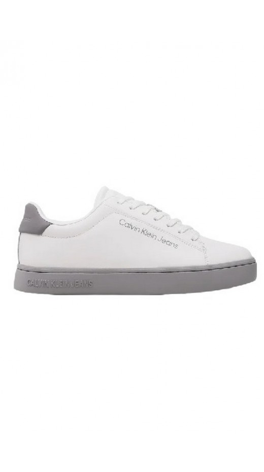 CALVIN KLEIN JEANS CLASSIC CUPSOLE LACEUP LTH ΠΑΠΟΥΤΣΙ ΑΝΔΡΙΚΟ WHITE