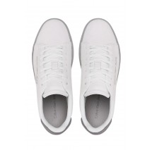 CALVIN KLEIN JEANS CLASSIC CUPSOLE LACEUP LTH ΠΑΠΟΥΤΣΙ ΑΝΔΡΙΚΟ WHITE