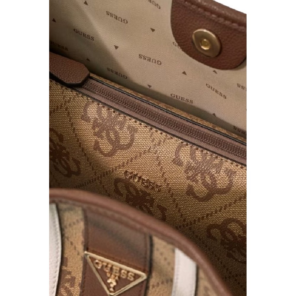 GUESS VICTTORIA LARGE 2 IN 1 TOTE ΤΣΑΝΤΑ ΓΥΝΑΙΚΕΙΑ LATTE