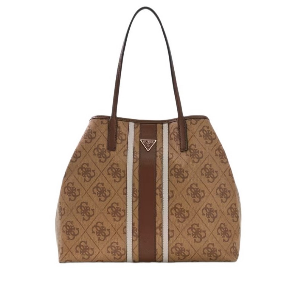 GUESS VICTTORIA LARGE 2 IN 1 TOTE ΤΣΑΝΤΑ ΓΥΝΑΙΚΕΙΑ LATTE