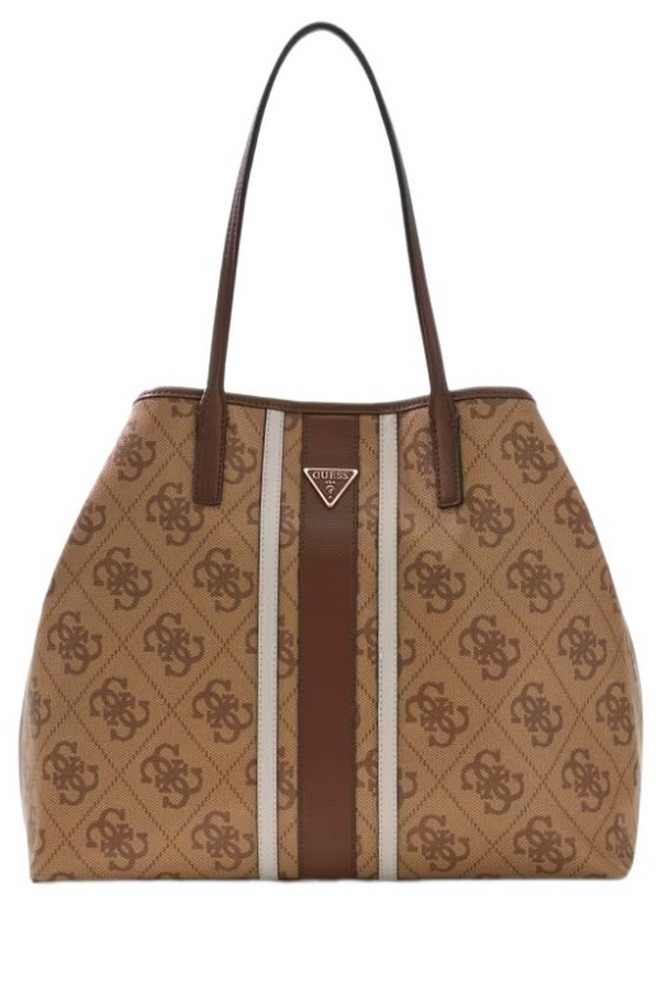 GUESS VICTTORIA LARGE 2 IN 1 TOTE ΤΣΑΝΤΑ ΓΥΝΑΙΚΕΙΑ LATTE