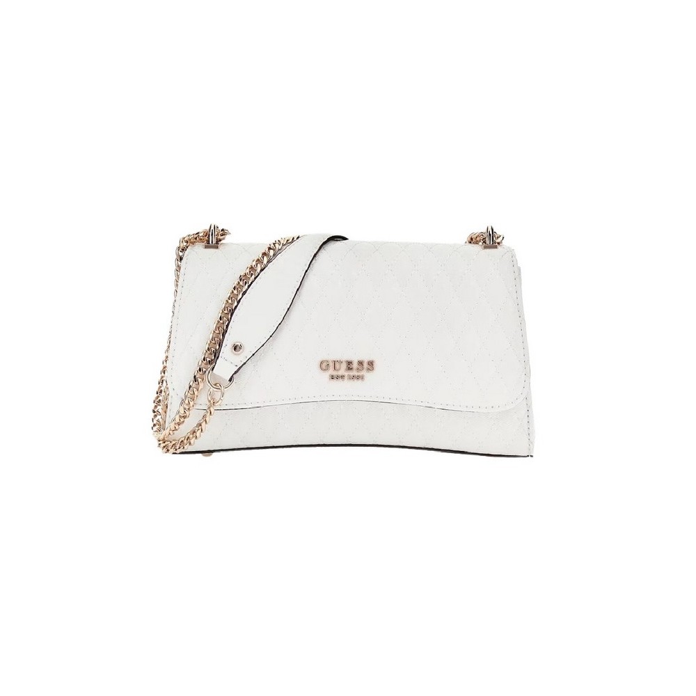 GUESS BETULA CONVERTIBLE XBODY FLAP ΤΣΑΝΤΑ ΓΥΝΑΙΚΕΙΑ WHITE