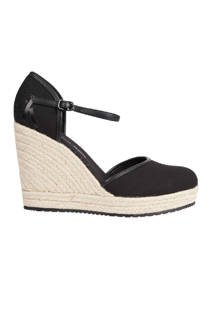 CALVIN KLEIN JEANS WEDGE SANDAL CLOSE TOE ESS ΠΕΔΙΛΟ ΓΥΝΑΙΚΕΙΟ BLACK