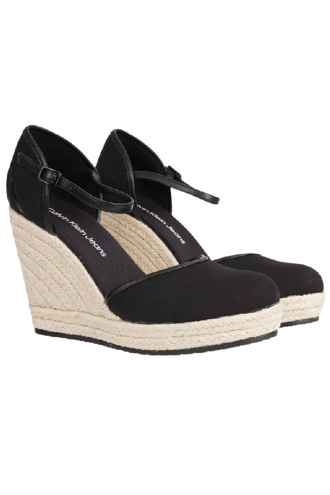 CALVIN KLEIN JEANS WEDGE SANDAL CLOSE TOE ESS ΠΕΔΙΛΟ ΓΥΝΑΙΚΕΙΟ BLACK