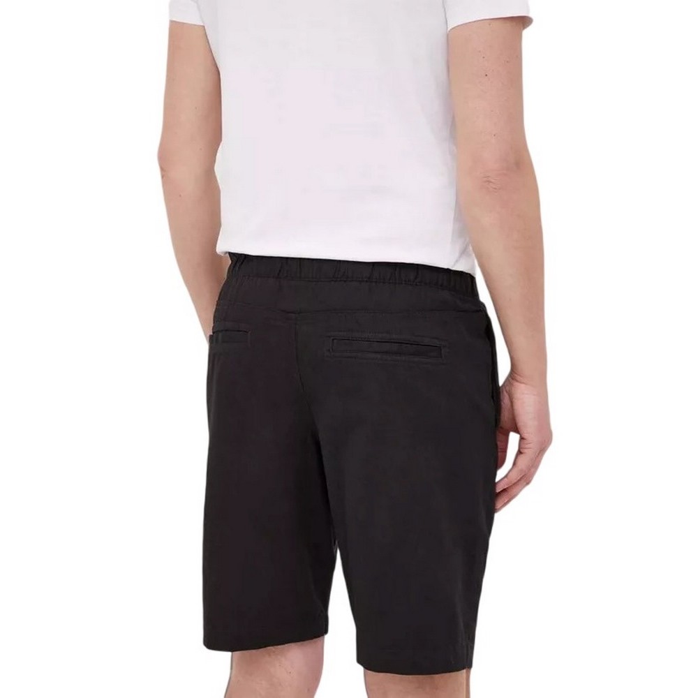 CALVIN KLEIN JEANS LINEN BELTED SHORT ΒΕΡΜΟΥΔΑ ΑΝΔΡΙΚΗ BLACK