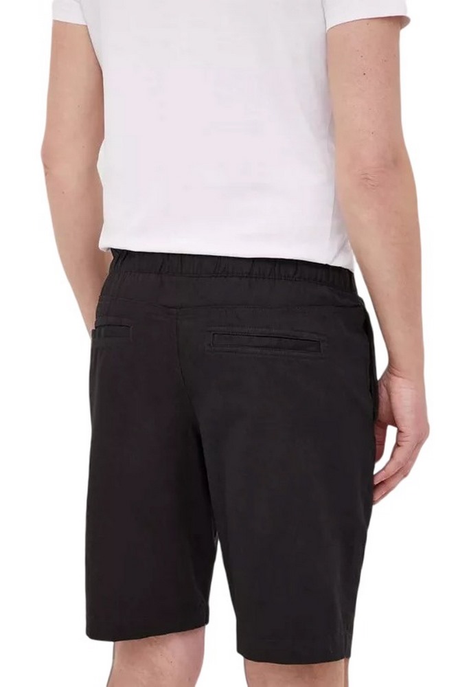 CALVIN KLEIN JEANS LINEN BELTED SHORT ΒΕΡΜΟΥΔΑ ΑΝΔΡΙΚΗ BLACK