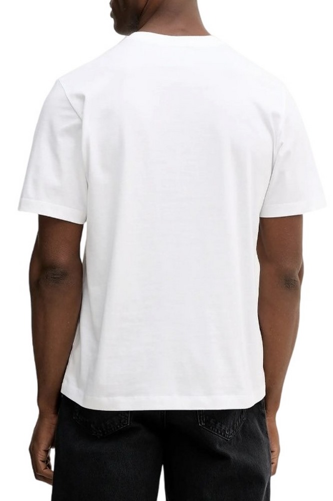 CALVIN KLEIN JEANS 20S LN CALVIN COLLEGE GRAPHIC T-SHIRT ΜΠΛΟΥΖΑ ΑΝΔΡΙΚΗ WHITE